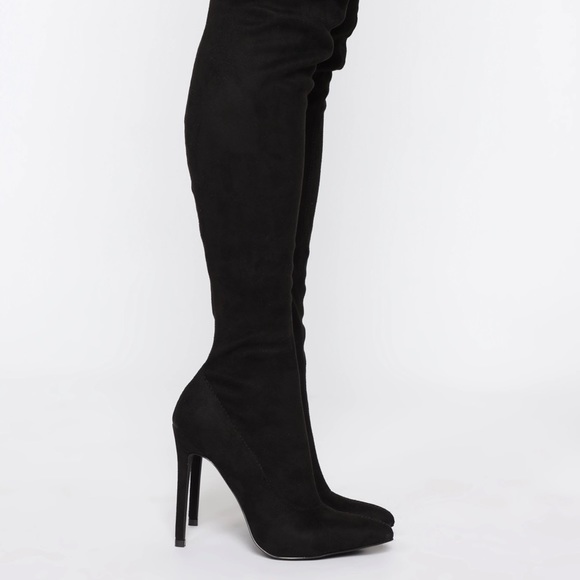 Thigh high fashion nova heels - Picture 3 of 4